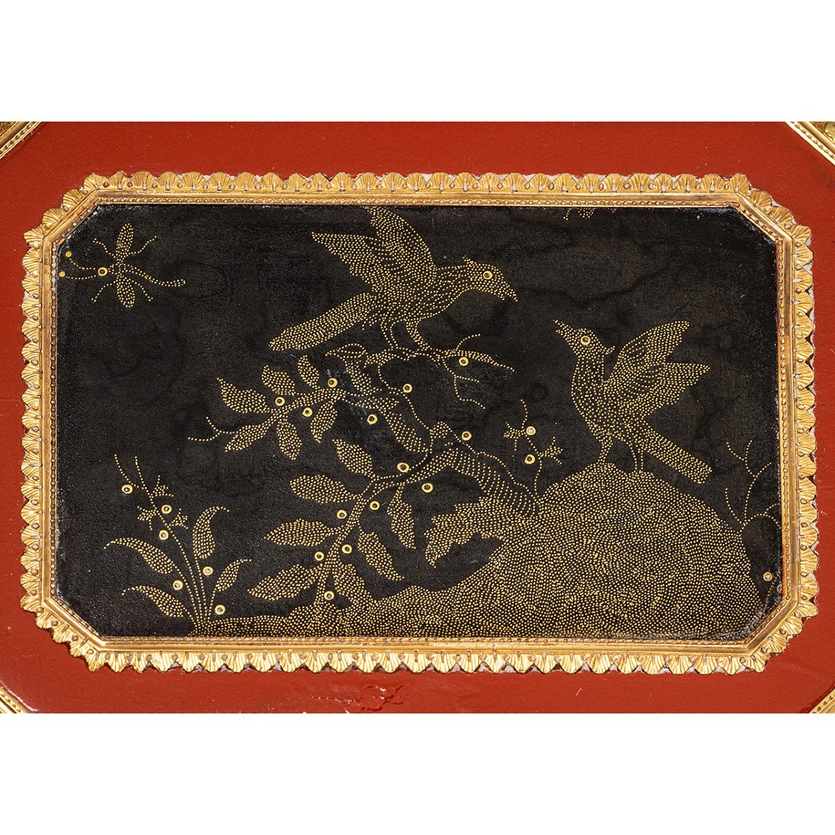 Gold, Lacquer And "piqué d'Or" Snuffbox By Louis Roucel, Paris, 1775-1776-photo-2