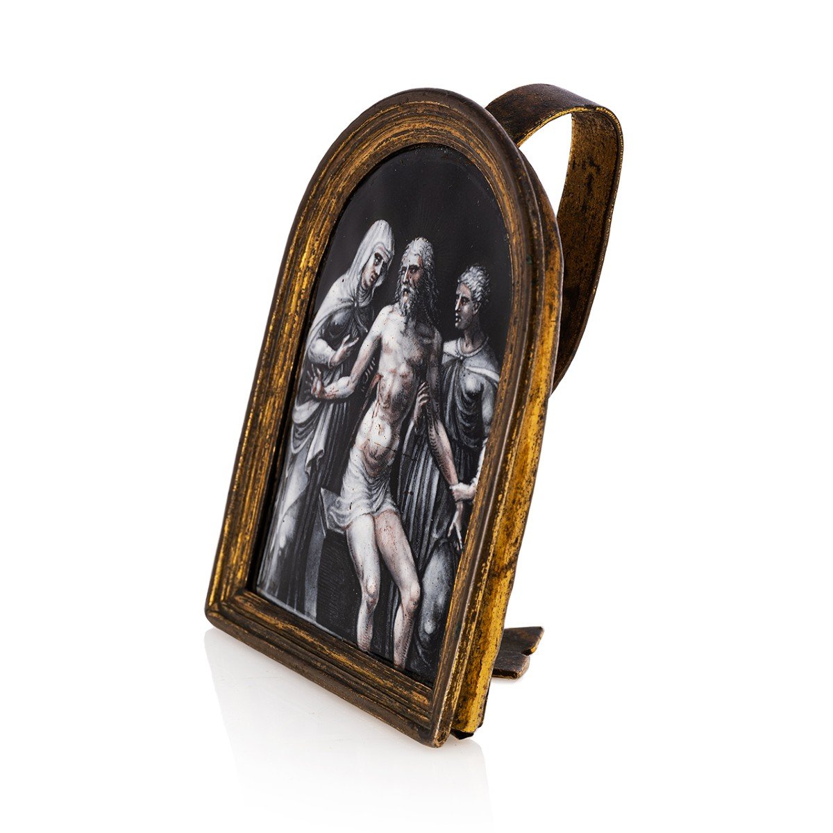 Jean II Penicaud,  Rare Limoges Enamel Peace Kiss -photo-3