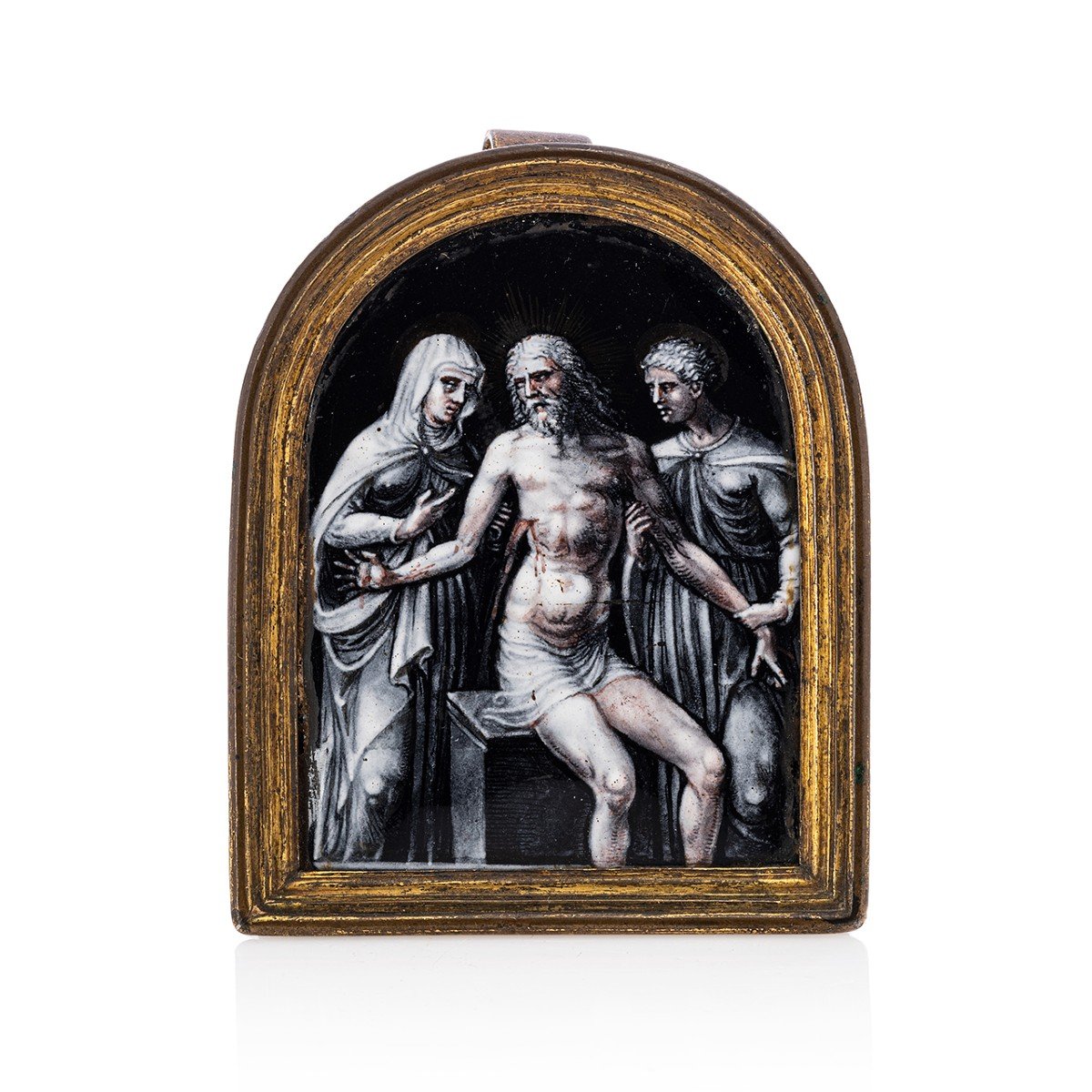 Jean II Penicaud,  Rare Limoges Enamel Peace Kiss 