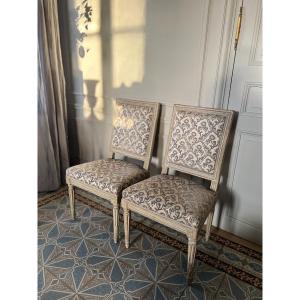 Pair Of Louis XVI Period Chairs