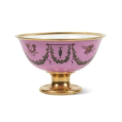SEVRES Jatte à Fruits en Porcelaine de Sèvres offerte par l'impératrice Marie-Louise NAPOLéON