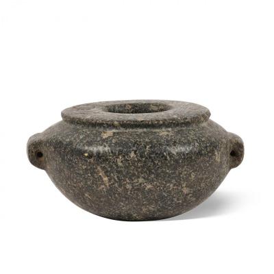 Rare Vase égyptien En Diorite Époque Nagada III (3200-2900 Av. J-c)