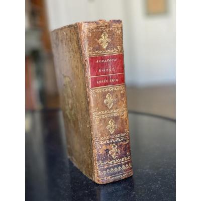 Almanach Royal Pour l'An 1816 Aux Armes Du Roi Louis XVIII De France Reliure En Veau