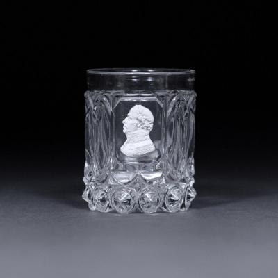 Gobelet En Cristal Au Profil Du General Foy (1775-1825) 