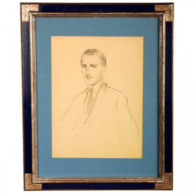 Double Portrait Of Grand Duke André Of Russia By Nicolas Paganiotti Zarokilli (1879-1945).