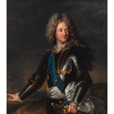 Huile Sur Toile, Portrait Du Comte De Toulouse (1678-1737), Atelier De Hyacinthe Rigaud 