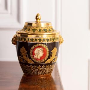 A Magnificent SÈvres Porcelain Sugar Bowl  From A Cabaret Of Empire Period 