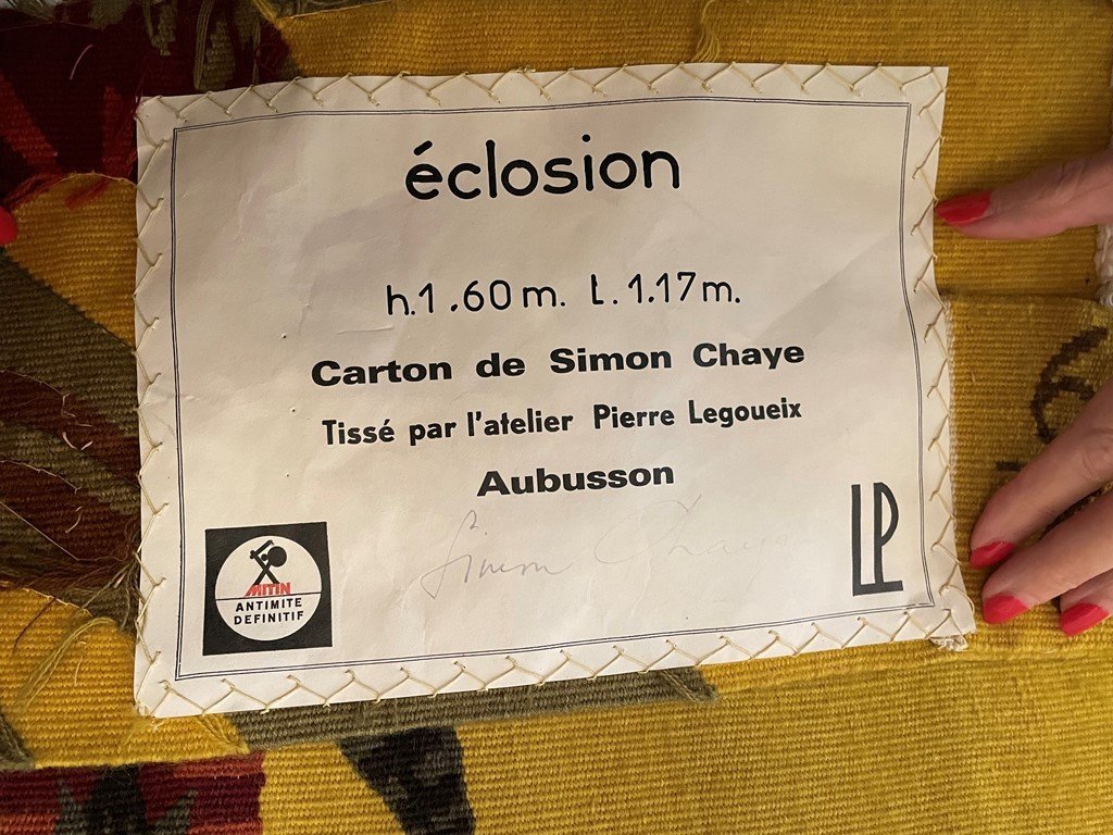 Signed And Titled On The Back Of The Label “éclosion”. Numbered 6/6 Mid-20th Century. 160x110-photo-3
