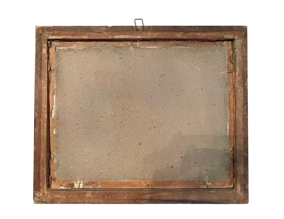 Aquarelle Signée Et Datée P.B. Vers 1800  Les Officiers Célèbrent Sur Le Terrain -photo-1