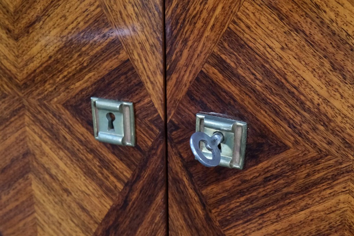 Decorative Art Déco Cabinet France Around 1930.-photo-3