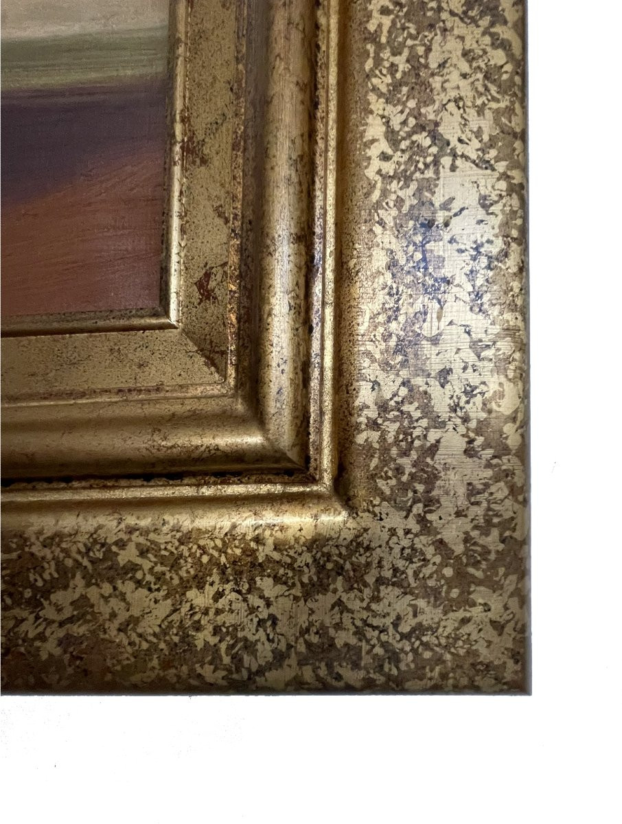 Nicolas Poliakoff (1899–1976)  Nature morte avec cruche, bol de fruits, bouteille et livres.Oil-photo-5