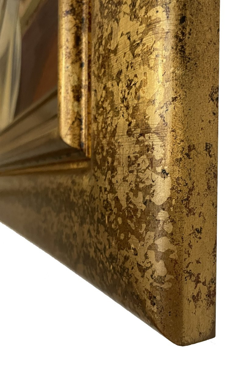 Nicolas Poliakoff (1899–1976)  Nature morte avec cruche, bol de fruits, bouteille et livres.Oil-photo-7