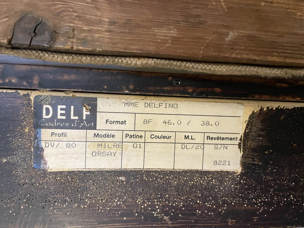 Nature morte cubiste au violon. Artiste : Gilberte Schmitt, née en 1907 - décédée en 2001.Huile-photo-7