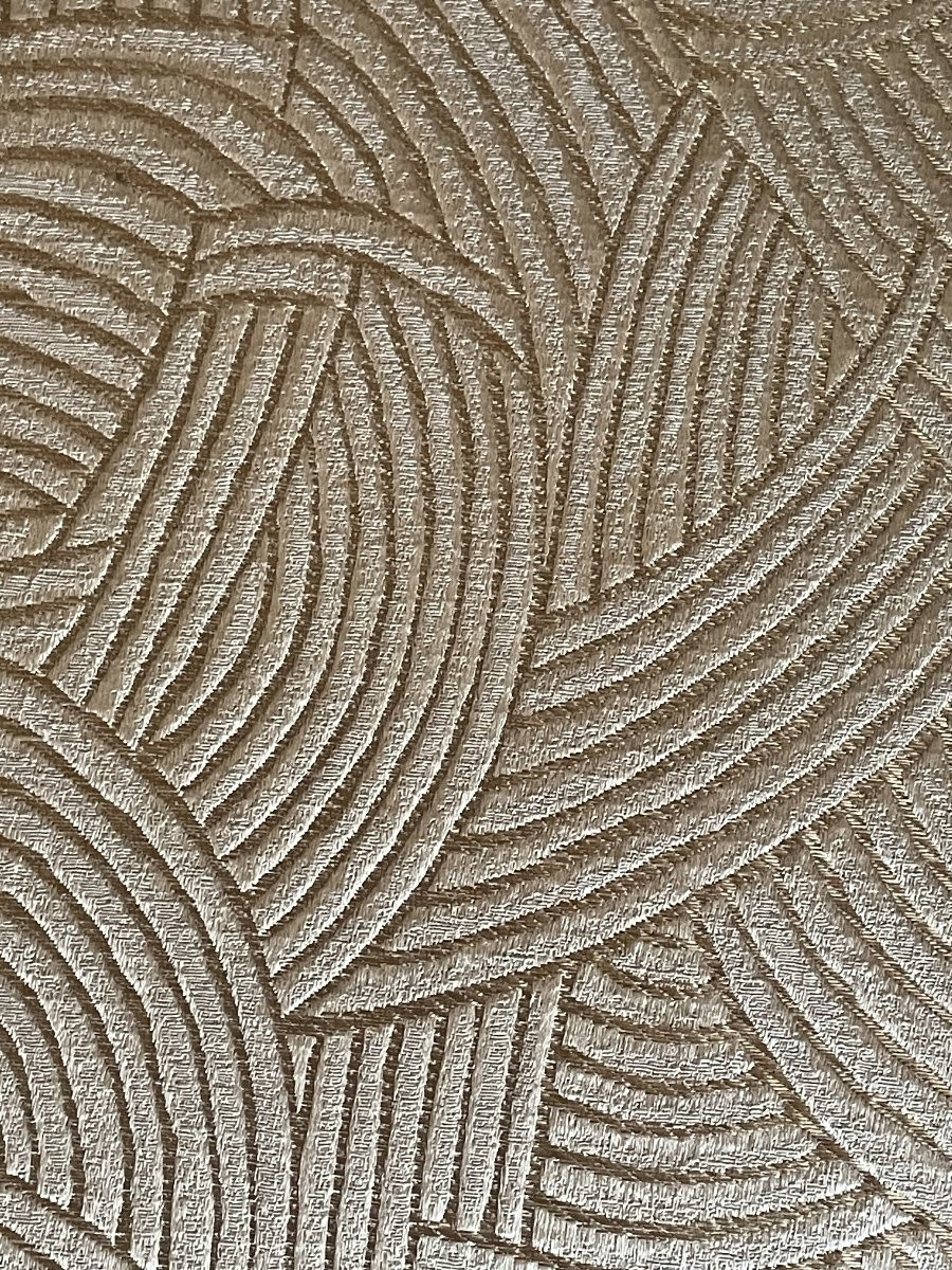 Élégante paire de fauteuils Bergère Art Déco français, vers 1925. En hêtre teinté.-photo-1