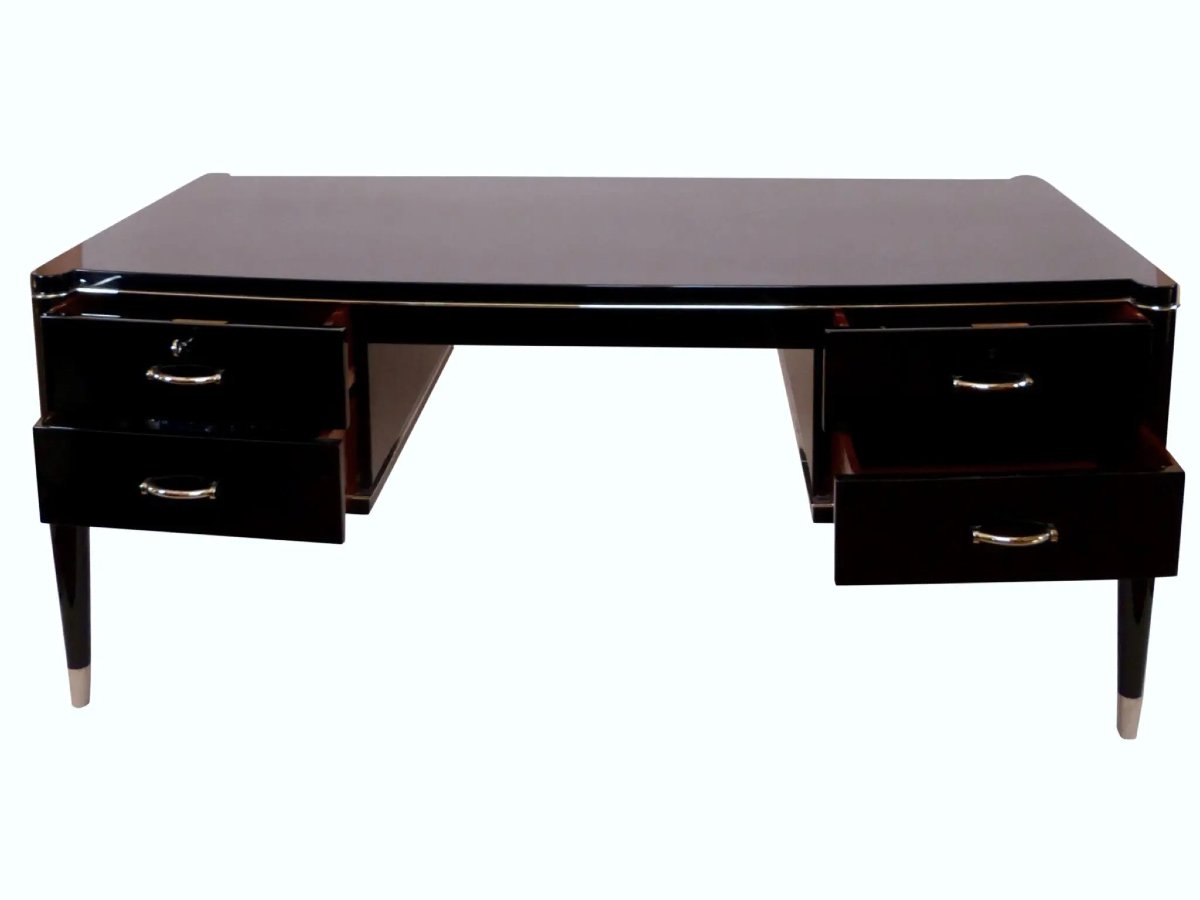 Bureau Art Déco « Voltaire », Belgique, années 1940 Bureau Art Déco d’origine  Belgique.-photo-2