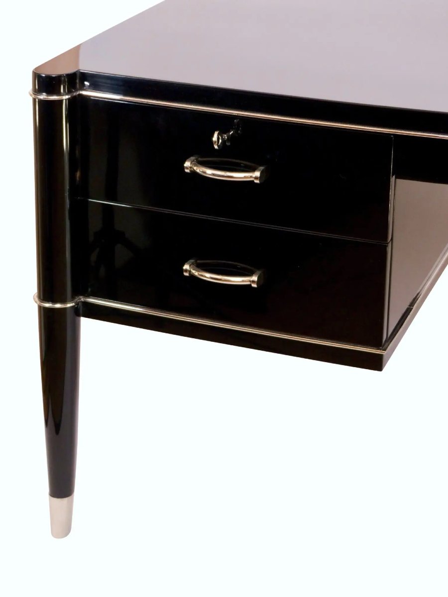 Bureau Art Déco « Voltaire », Belgique, années 1940 Bureau Art Déco d’origine  Belgique.-photo-4