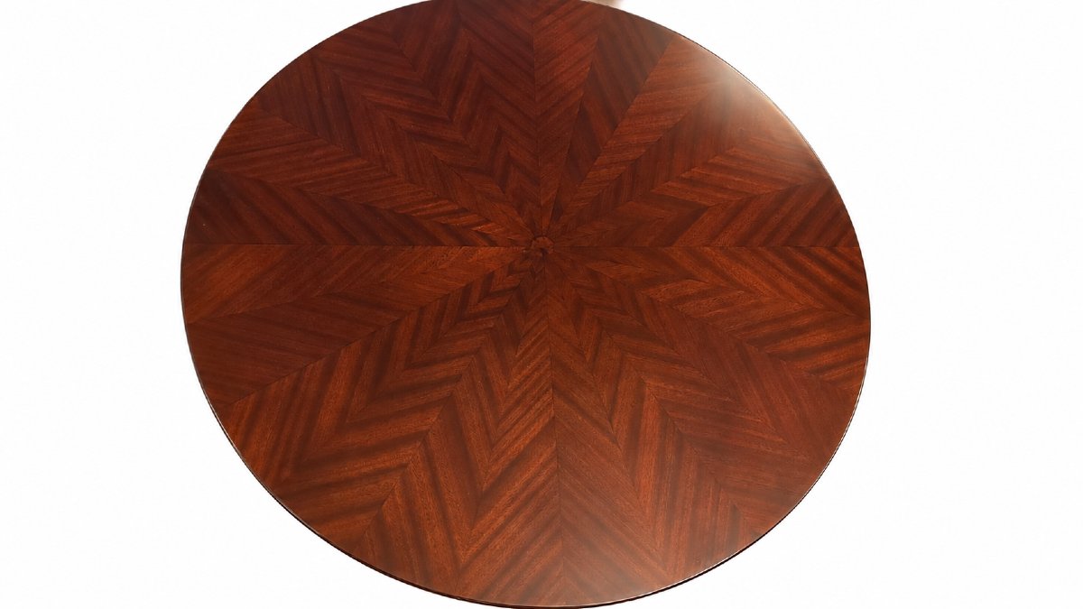 Elegant Small Art Deco Side Table-photo-3