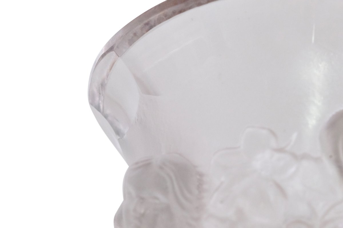 Vase Art Déco Verlys France, vers 1930.-photo-4