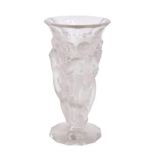 Verlys France Art Deco Vase, Ca. 1930.
