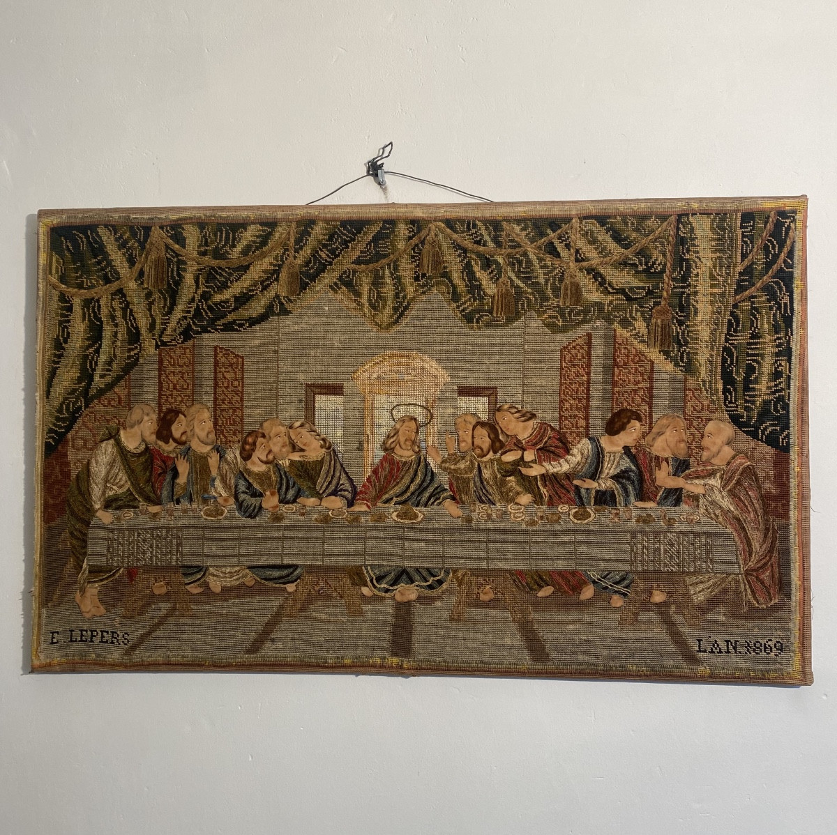 Broderie Antique Religieux