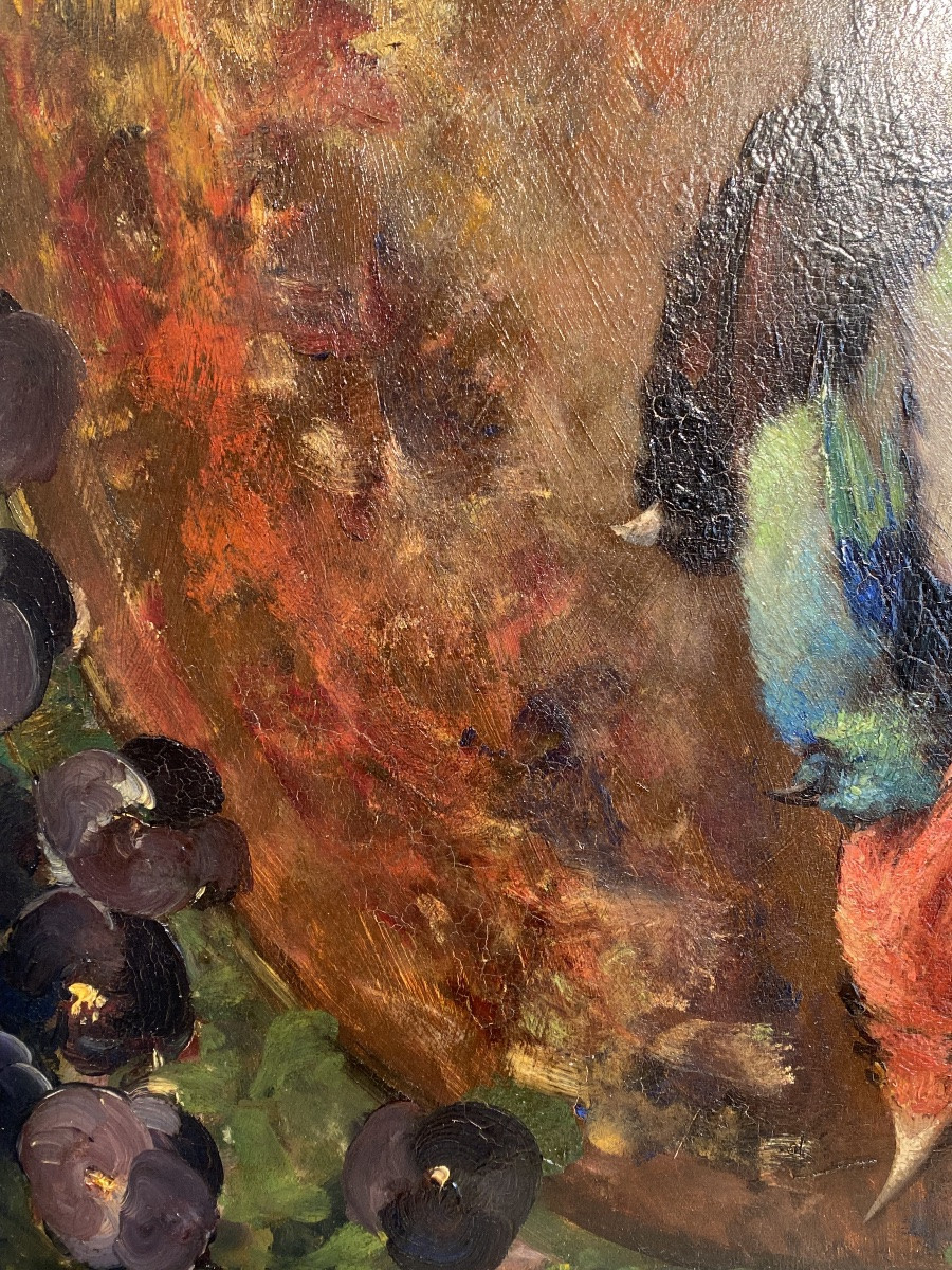 Peinture Huile Sur Bois D’ Evert Pieters-photo-4