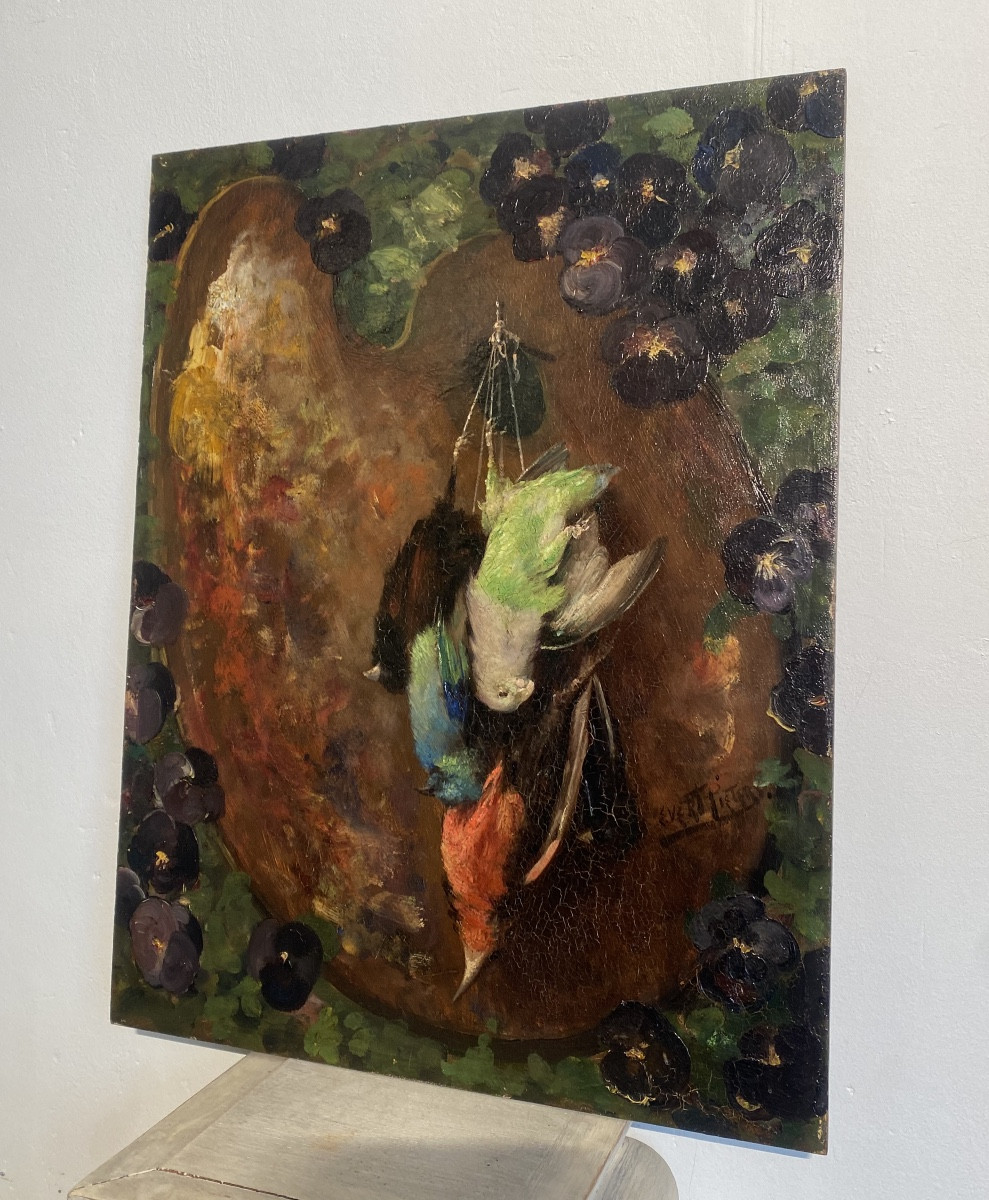 Peinture Huile Sur Bois D’ Evert Pieters