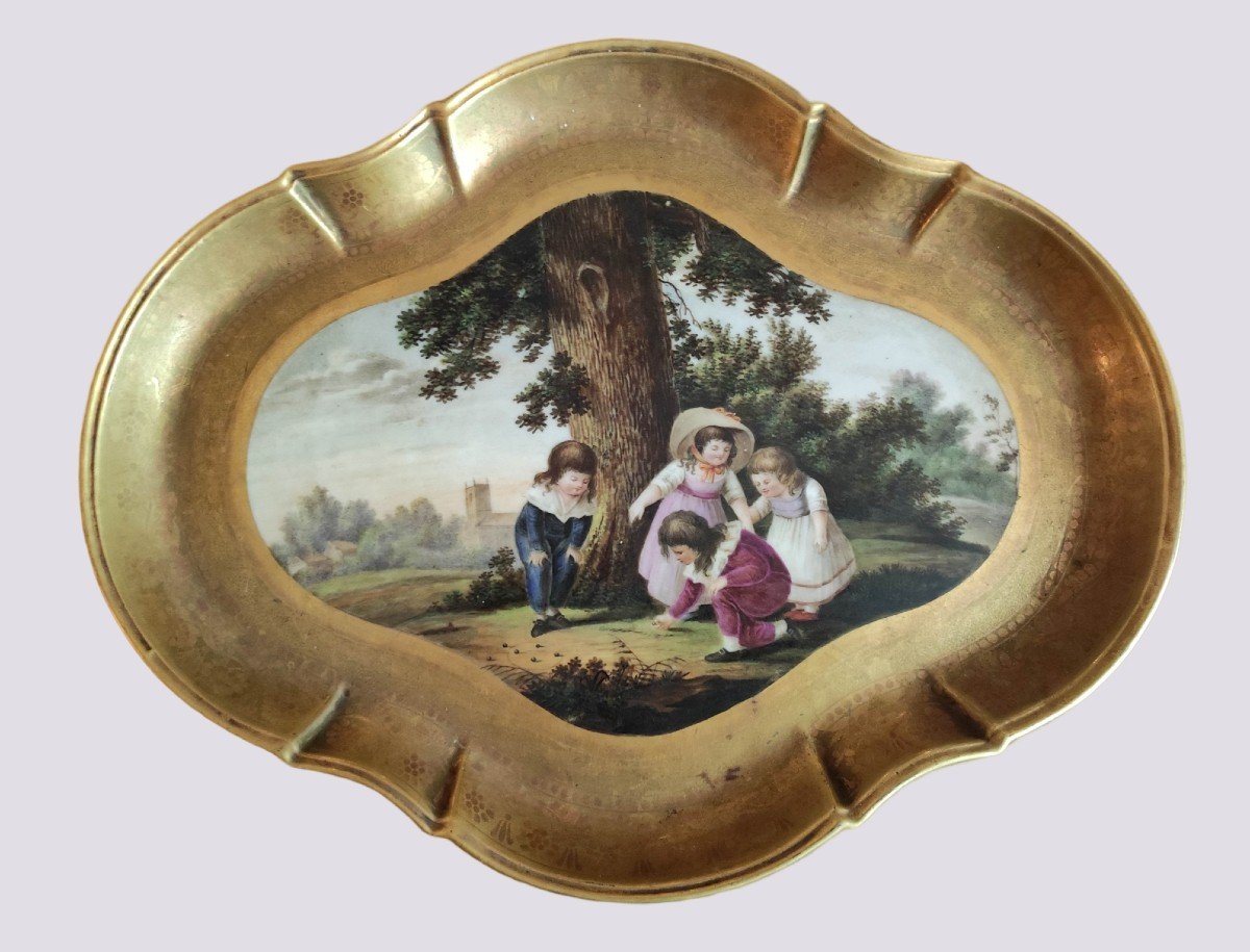 Paris Porcelain Tray, Empire Period