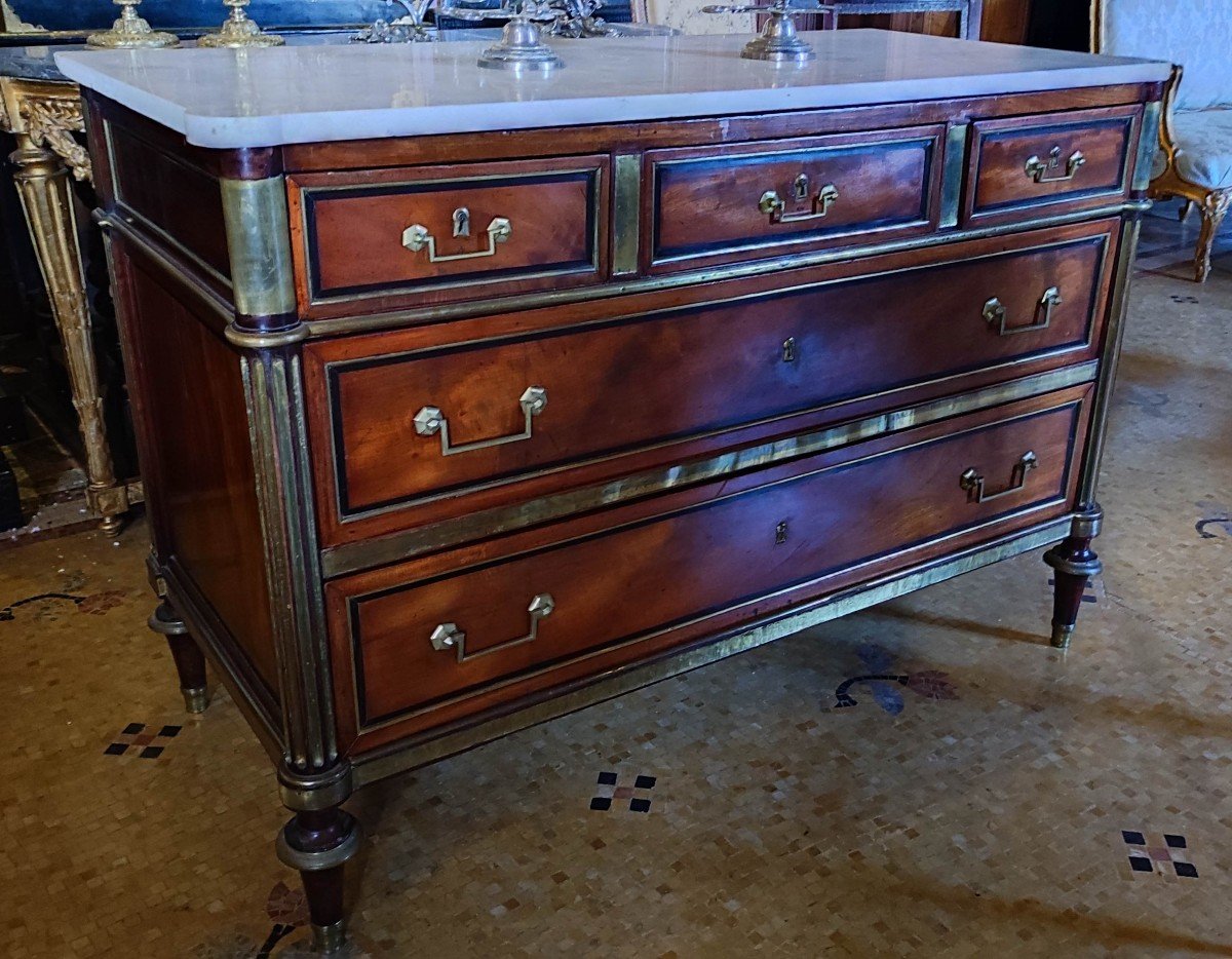 Directoire Mahogany Chest Of Drawers