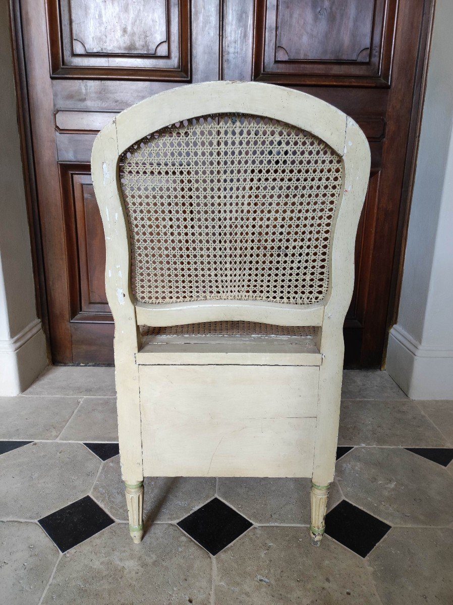 Chaise De Commodités d'époque Louis XVI-photo-4