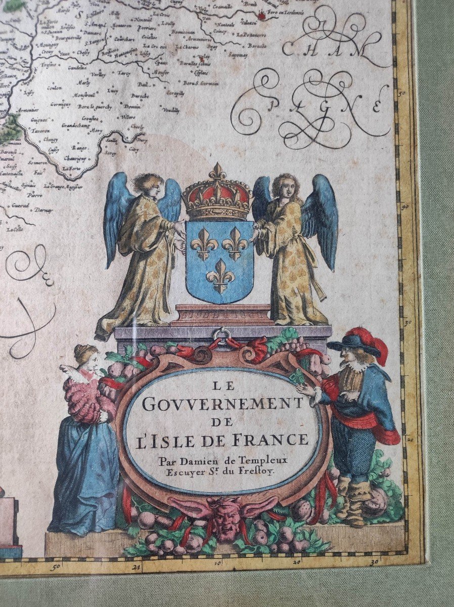 Carte De l'Ile De France XVIIème-photo-4