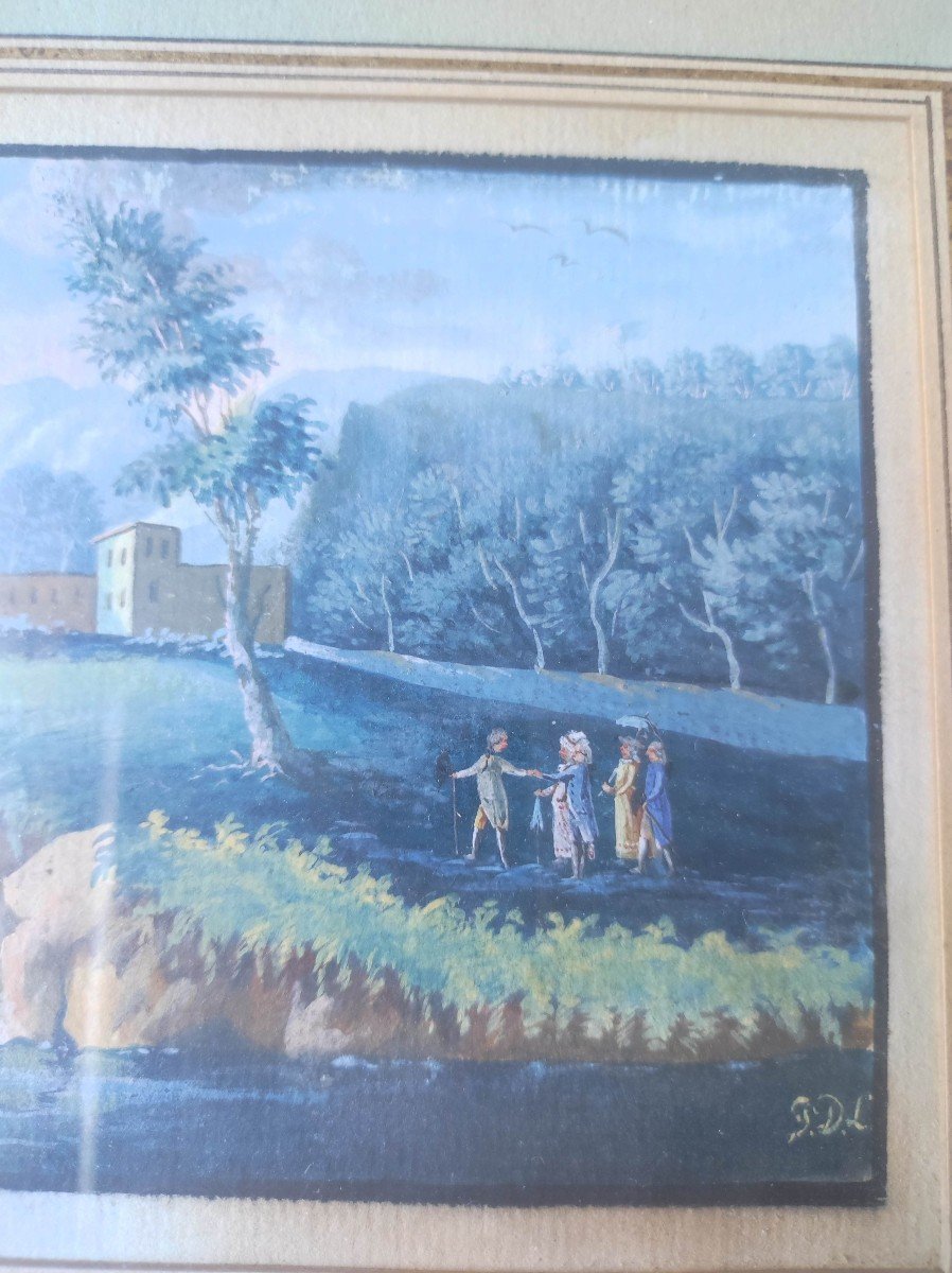 18th Century Gouache-photo-3