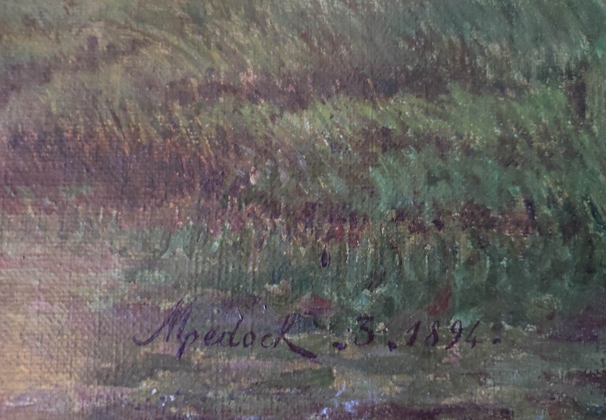 Oil On Canvas Military Subject 1894-photo-2