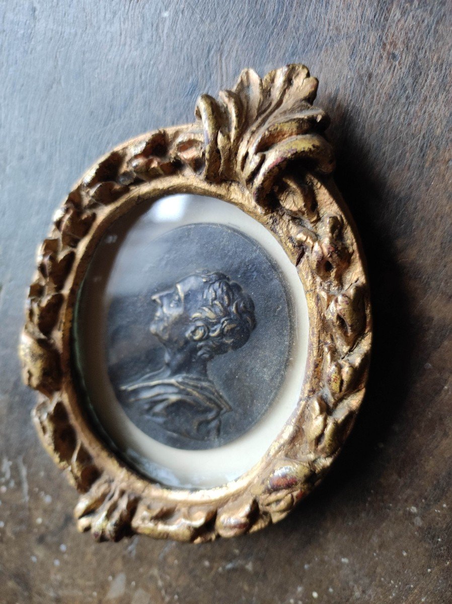 Bronze Medal Profile Of Diderot XVIII-photo-3