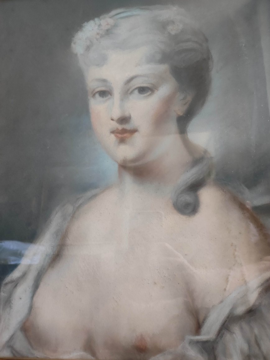 18th Century Pastel Portrait-photo-4
