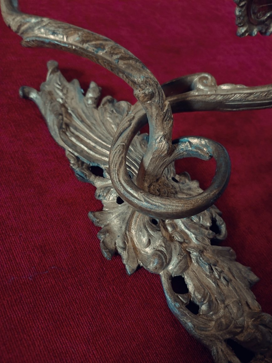 Paire d'appliques d'époque Régence-photo-1