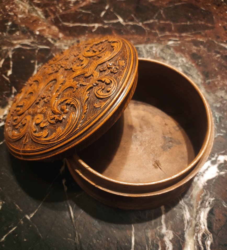 Wooden Box From Saint Lucia, 18th Century-photo-3