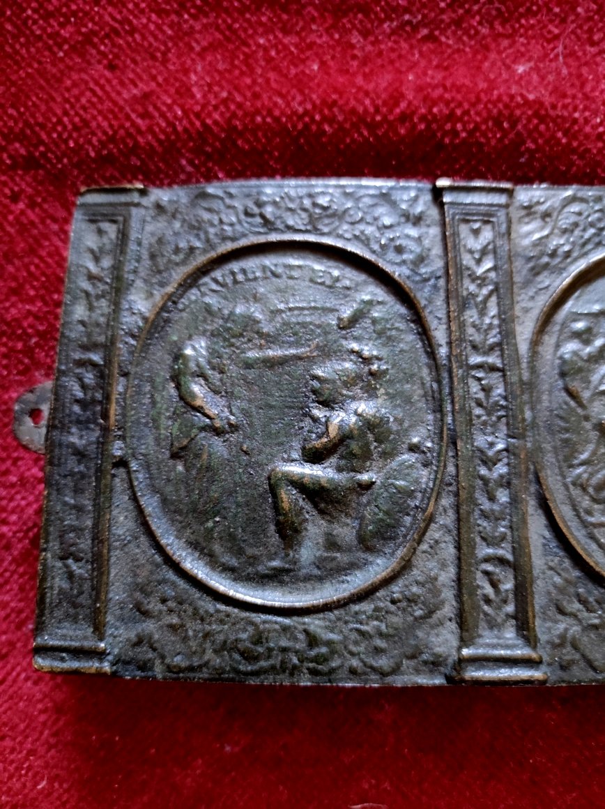 Plaque en bronze Renaissance italienne-photo-2