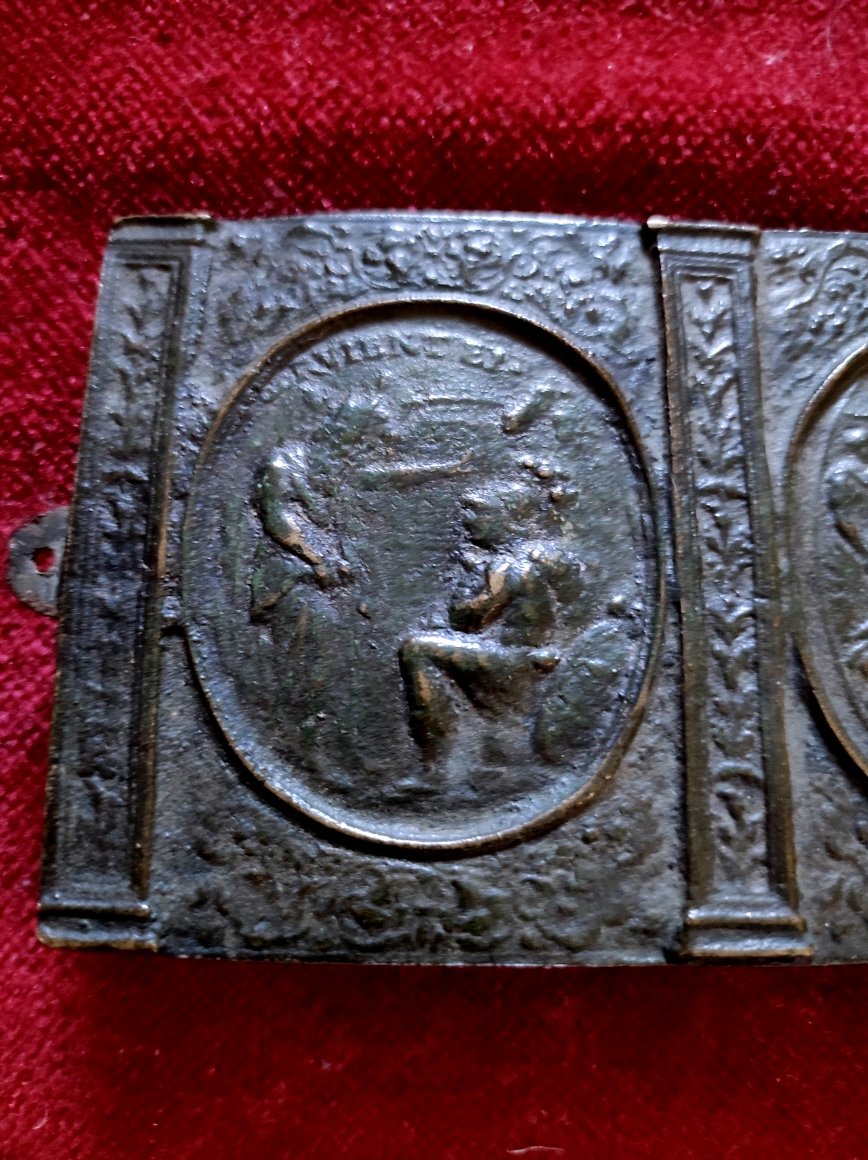 Plaque en bronze Renaissance italienne-photo-4
