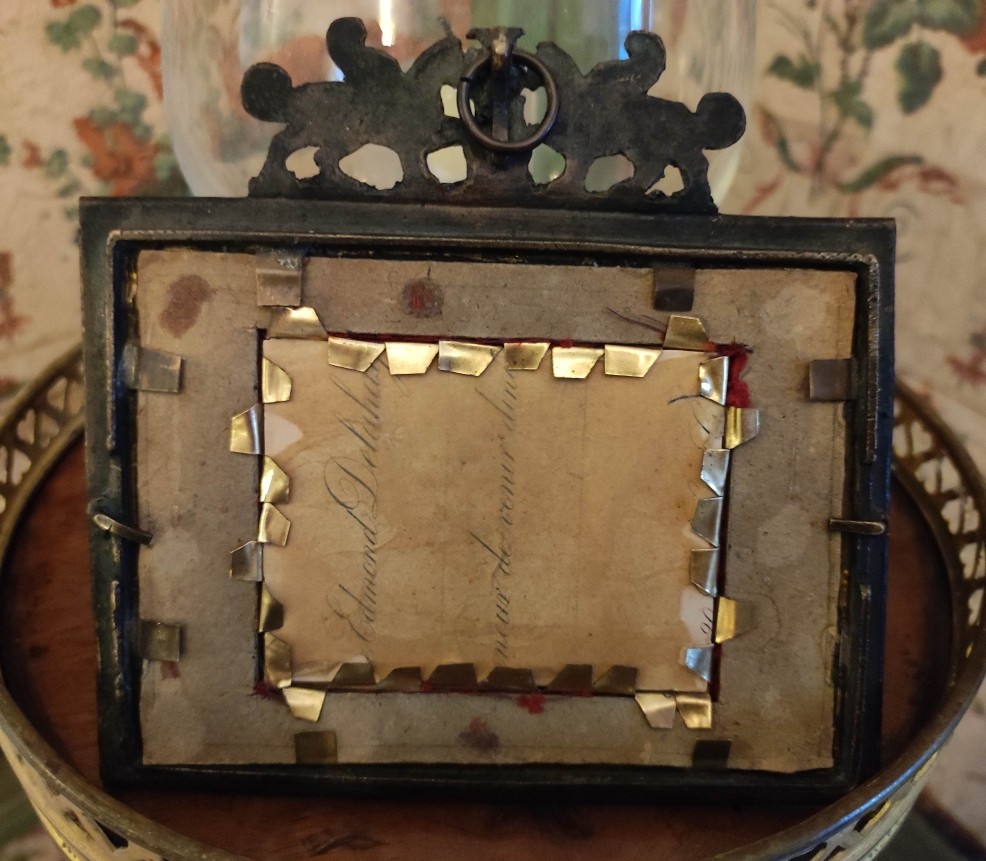 Fine miniature aux trois muses, début du XVIIIème siècle-photo-1