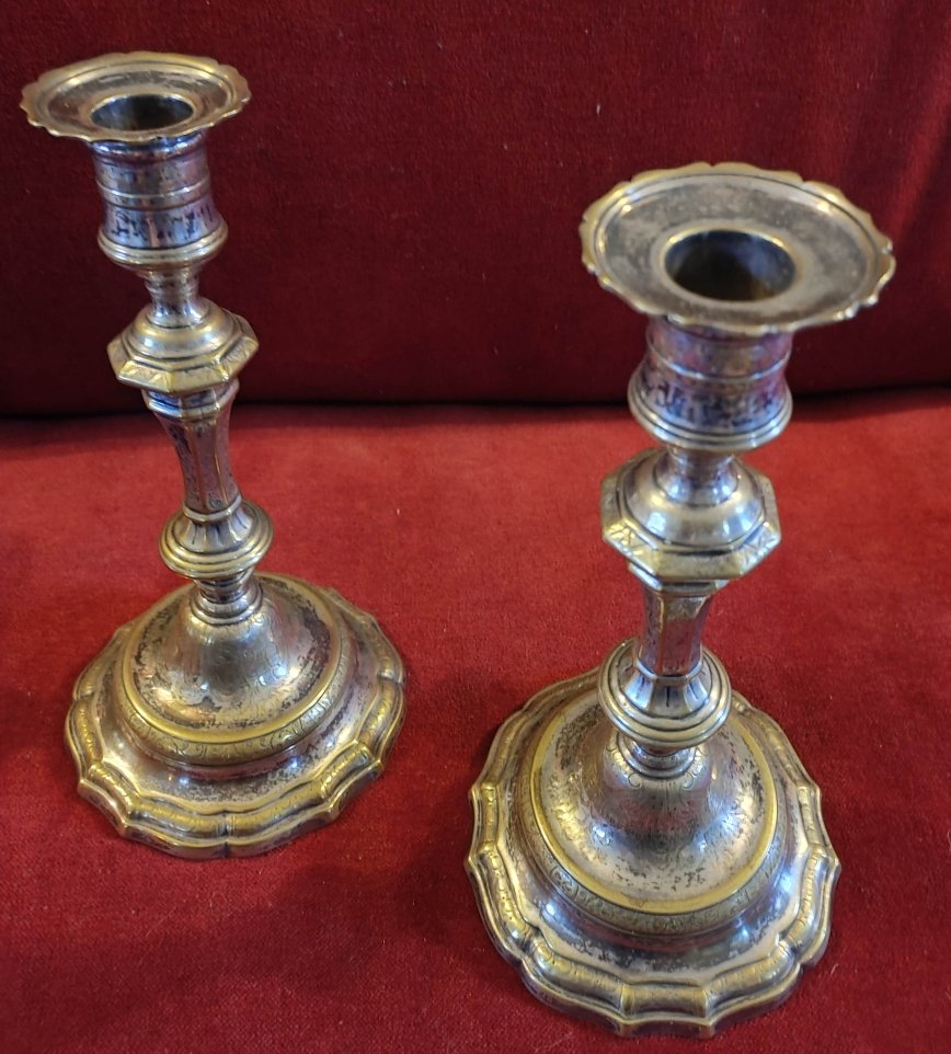 Pair Of Regency Period Candlesticks-photo-2