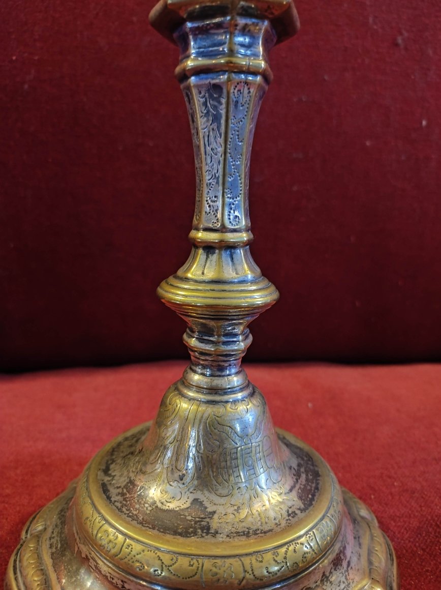 Pair Of Regency Period Candlesticks-photo-3
