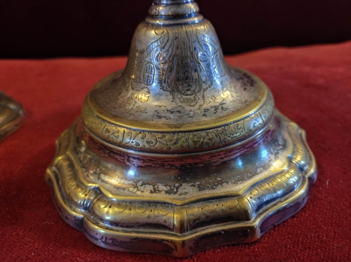 Pair Of Regency Period Candlesticks-photo-4