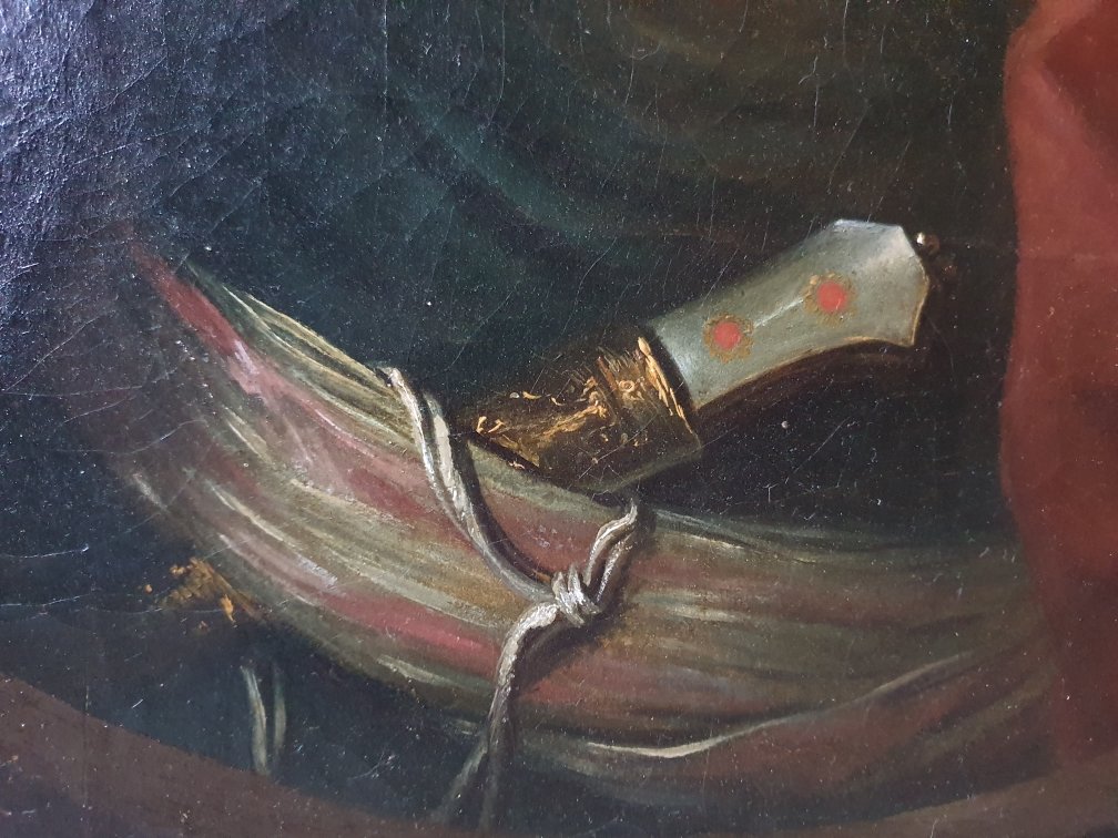 Portrait d'homme vêtu à l'ottomane XVIIIème siècle-photo-3