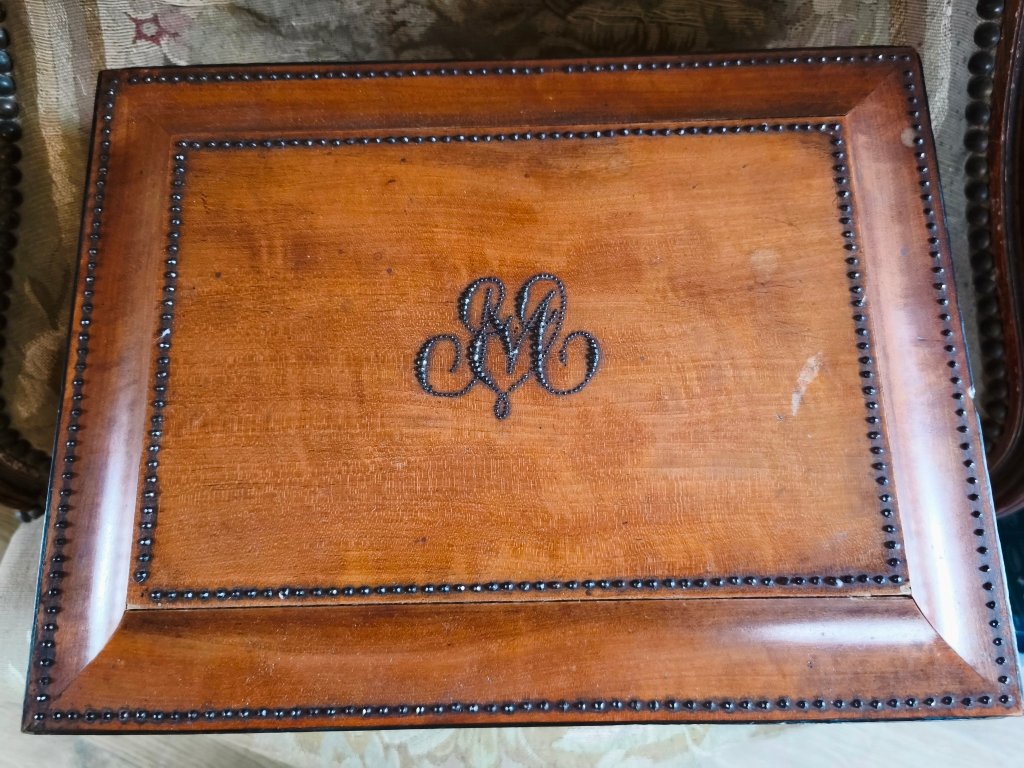 Charles X Period Shawl Box-photo-4