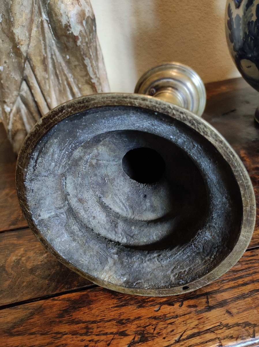 Grand pique-cierge XV / XVIème siècle-photo-3