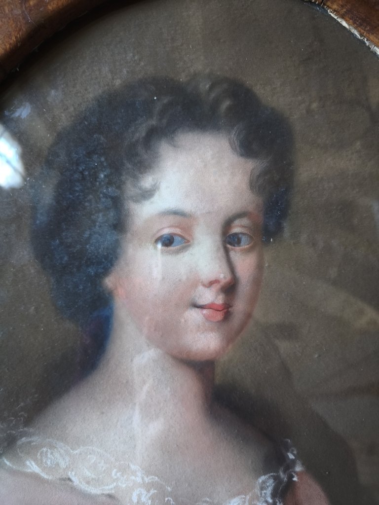Portrait au pastel de Mademoiselle de Blois-photo-2