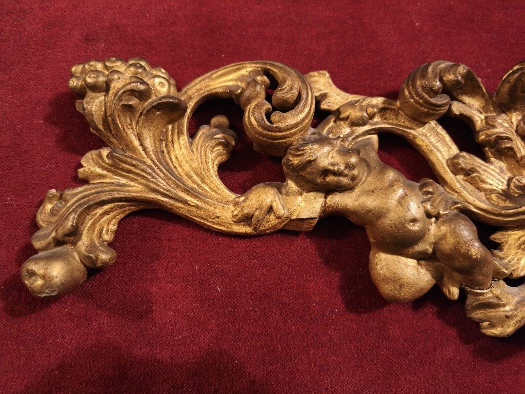18th Century Carved And Gilded Wood-photo-3