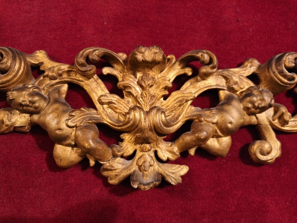 18th Century Carved And Gilded Wood-photo-4