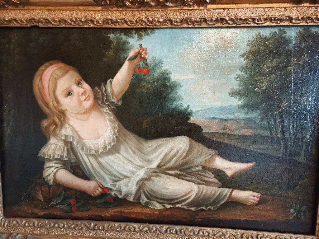 Portrait d'une enfant du XVIIIème siècle-photo-2