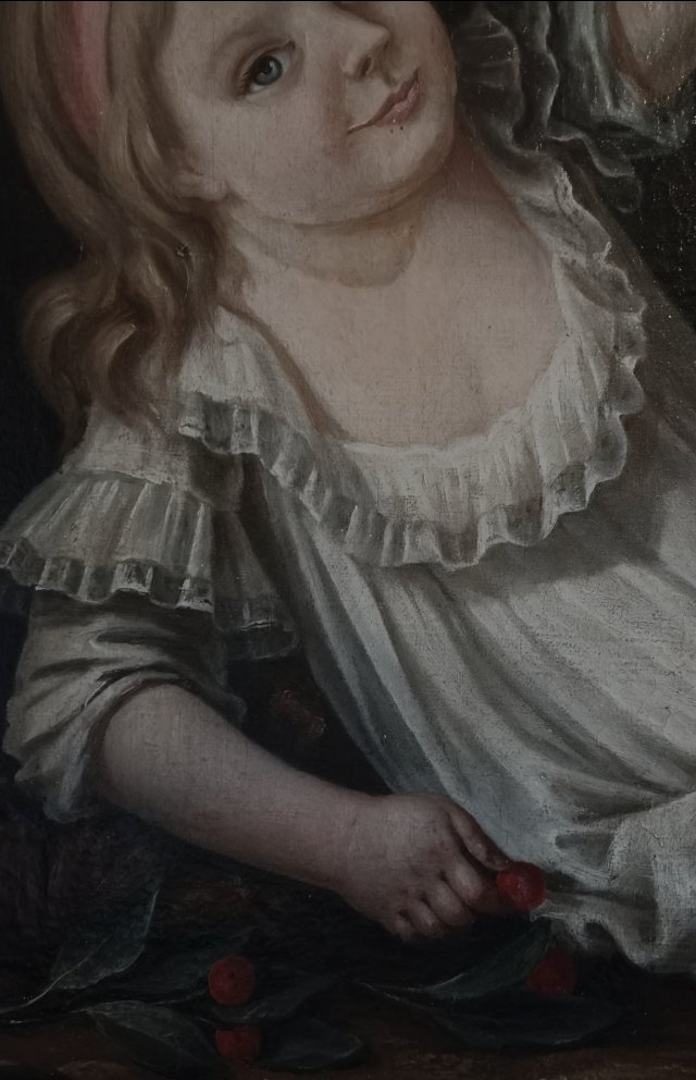 Portrait d'une enfant du XVIIIème siècle-photo-6